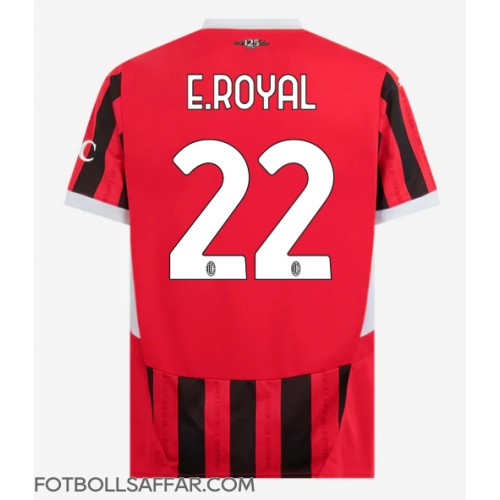 AC Milan Emerson Royal #22 Hemmatröja 2024-25 Kortärmad